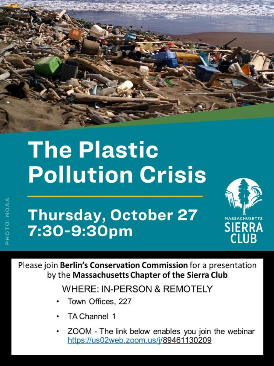 Sierra Club presentation on the Plastic Pollution Crisis - October 27, 2022