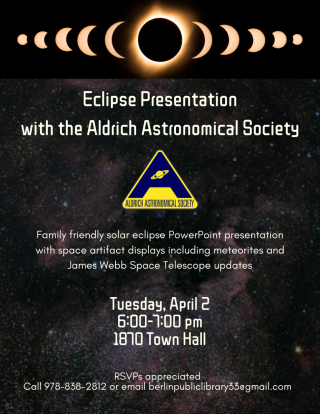 Eclipse presentation with the Aldrich Astronomical Society