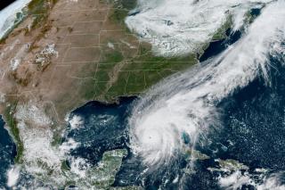 Reuters photo of Hurricane Ian off Florida coast (September 27, 2022).  Hopefully ours is a safe/peaceful tropical storm season!