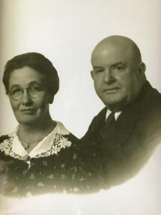 Mabel Felton Marble with her husband Ralph Perkins Marble. (Family photo)