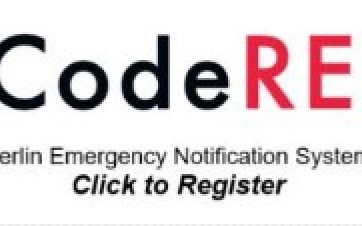 Sign up for CodeRed today!